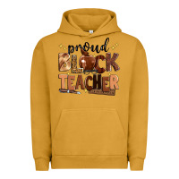 Pigment Peanut Butter proud black teacher Urban Hoodie - Zillion Design Studio