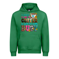 Emerald i'm holding a cup of coffee so yeah i'm pretty bus Urban Hoodie - Zillion Design Studio