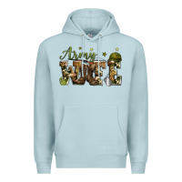 Blue Mist army wife Premium Hoodie - Zillion Design Studio