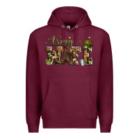 Burgundy army wife Premium Hoodie - Zillion Design Studio