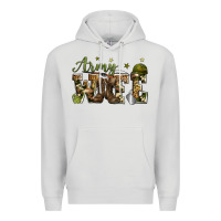 Dove Grey army wife Premium Hoodie - Zillion Design Studio