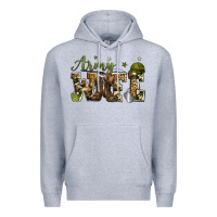 Heather Grey army wife Premium Hoodie - Zillion Design Studio