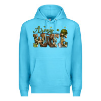 Ocean Blue army wife Premium Hoodie - Zillion Design Studio
