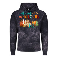 Cloud Black just a girl who loves fall Vintage Hoodie - AdoDesignShop