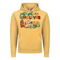 Vintage Mustard just a girl who loves fall Vintage Hoodie - AdoDesignShop