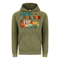 Vintage Olive just a girl who loves fall Vintage Hoodie - AdoDesignShop