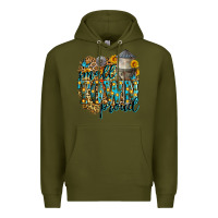 Army Green small town proud Premium Hoodie - Zillion Design Studio