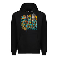 Black small town proud Premium Hoodie - Zillion Design Studio