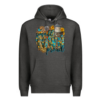 Charcoal Heather small town proud Premium Hoodie - Zillion Design Studio