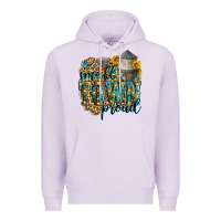Lilac small town proud Premium Hoodie - Zillion Design Studio