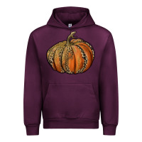 Mauve Wine leopard pumpkin Urban Hoodie - RanaPortraitStore