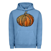 Pigment Pebble Blue leopard pumpkin Urban Hoodie - RanaPortraitStore