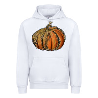 White leopard pumpkin Urban Hoodie - RanaPortraitStore