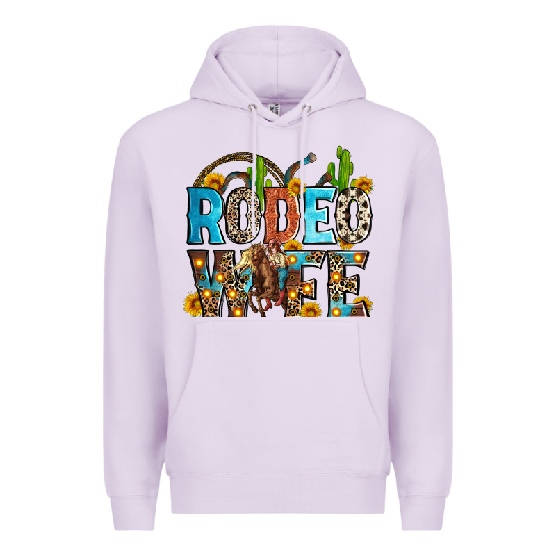 Rodeo Wife Premium Hoodie by Zillion Design Studio | Teevron