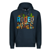 Navy rodeo wife Premium Hoodie - Zillion Design Studio