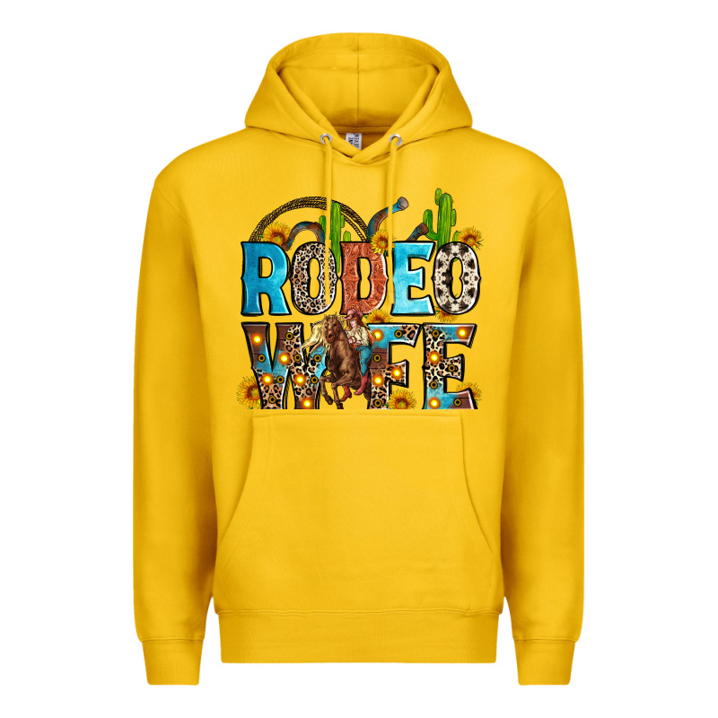 Rodeo Wife Premium Hoodie by Zillion Design Studio | Teevron