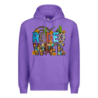 Purple rodeo wife Premium Hoodie - Zillion Design Studio