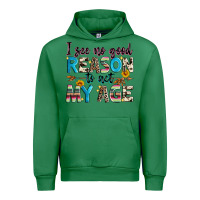 Emerald i see no good reason to act my age Urban Hoodie - Zillion Design Studio
