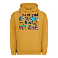 Pigment Peanut Butter i see no good reason to act my age Urban Hoodie - Zillion Design Studio