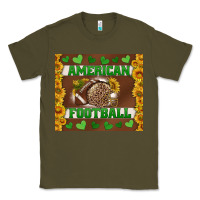 Army Green american football with sunflower tumbler Classic Tee - BundleAndBundleShop