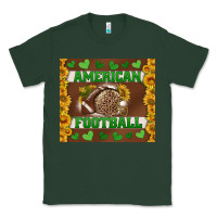 Sports Green american football with sunflower tumbler Classic Tee - BundleAndBundleShop