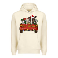 Sandshell merry christmas truck animals Premium Hoodie - RanaPortraitStore