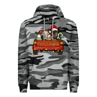 Slate Camo merry christmas truck animals Premium Hoodie - RanaPortraitStore