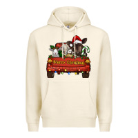 Tofu merry christmas truck animals Premium Hoodie - RanaPortraitStore