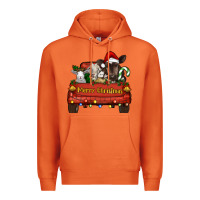 Carrot merry christmas truck animals Premium Hoodie - RanaPortraitStore
