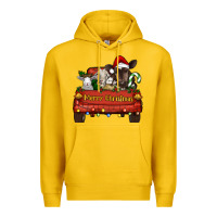 Lemon merry christmas truck animals Premium Hoodie - RanaPortraitStore