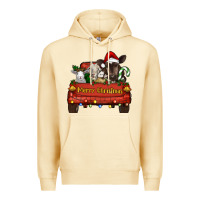 Pina Colada merry christmas truck animals Premium Hoodie - RanaPortraitStore