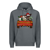 Rock merry christmas truck animals Premium Hoodie - RanaPortraitStore