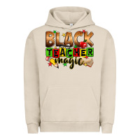 Pigment French Oak black teacher magic Urban Hoodie - Zillion Design Studio