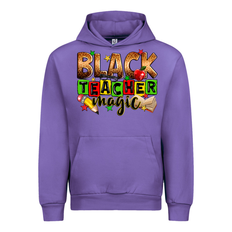 Black Teacher Magic Urban Hoodie by Zillion Design Studio | Teevron
