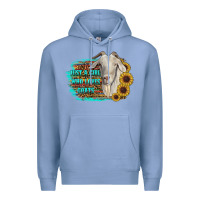 Colony Blue just a girl who loves goats Premium Hoodie - RanaPortraitStore