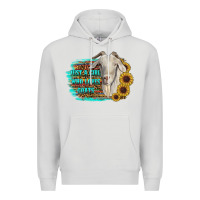 Dove Grey just a girl who loves goats Premium Hoodie - RanaPortraitStore