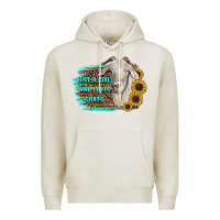 Oatmeal Heather just a girl who loves goats Premium Hoodie - RanaPortraitStore