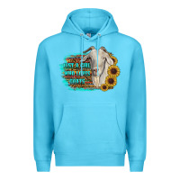 Ocean Blue just a girl who loves goats Premium Hoodie - RanaPortraitStore