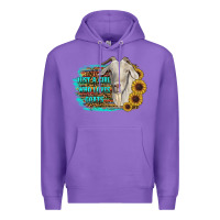 Purple just a girl who loves goats Premium Hoodie - RanaPortraitStore