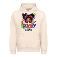 Sandshell Spooky Mini Halloween Messy Bun Urban Hoodie - texasbilliewilder