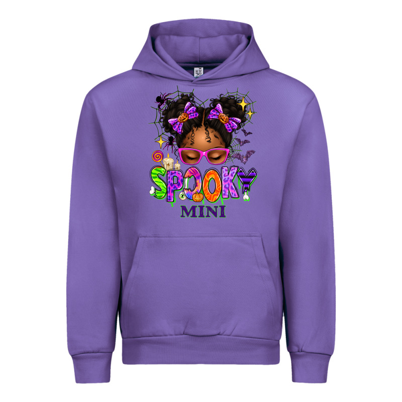 Spooky Mini Halloween Messy Bun Urban Hoodie by texasbilliewilder | Teevron