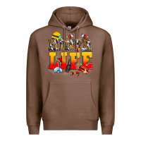 Chestnut miner life Premium Hoodie - Zillion Design Studio