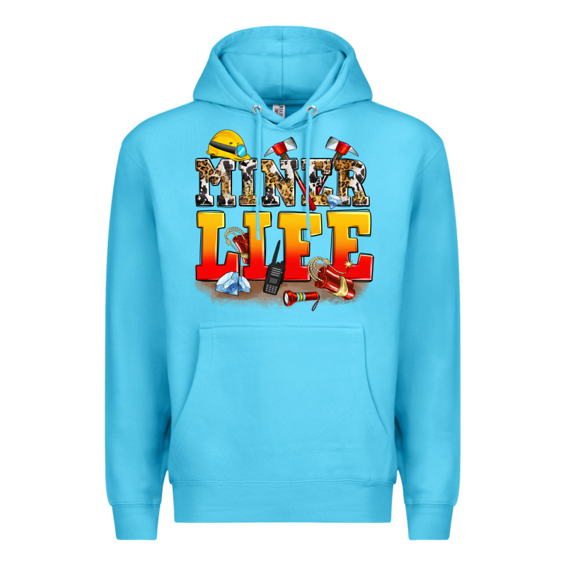 Miner Life Premium Hoodie by Zillion Design Studio | Teevron