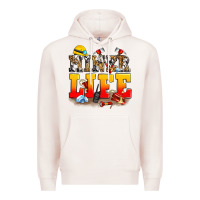 Pale Pink miner life Premium Hoodie - Zillion Design Studio