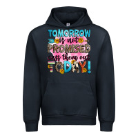 Navy tomorrow is not promised cuss them out today! Urban Hoodie - Zillion Design Studio