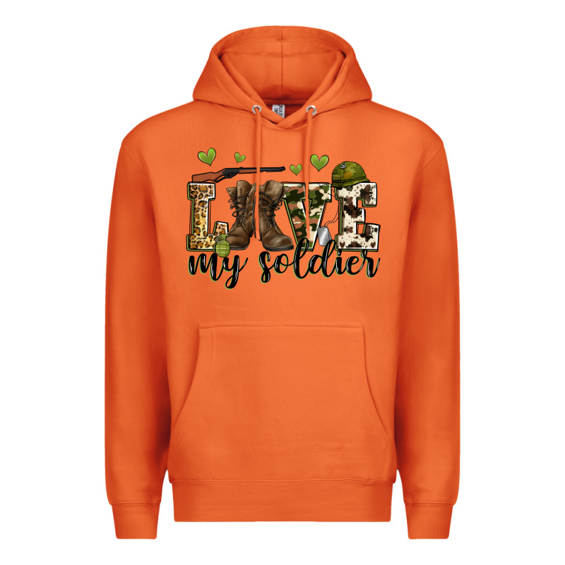 Love My Soldier Premium Hoodie by Zillion Design Studio | Teevron