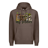 Coffee love my soldier Premium Hoodie - Zillion Design Studio