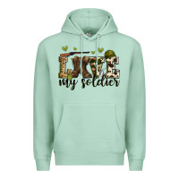 Seafoam love my soldier Premium Hoodie - Zillion Design Studio