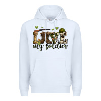White love my soldier Premium Hoodie - Zillion Design Studio