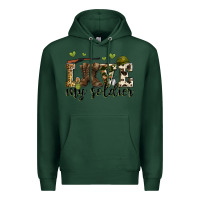 Sports Green love my soldier Premium Hoodie - Zillion Design Studio